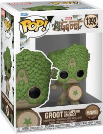 Marvel WAG Funko Pop Vinyl: Groot as Captain America voor de Merchandise kopen op nedgame.nl