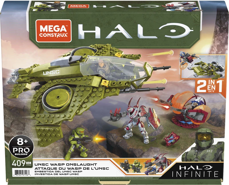 Mega Construx Halo Infinite - UNSC Wasp Onslaught voor de Merchandise kopen op nedgame.nl
