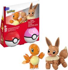 Mega Construx Pokemon - Charmander & Eevee voor de Merchandise kopen op nedgame.nl