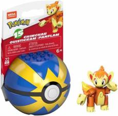 Mega Construx Pokemon - Chimchar in Quick Ball voor de Merchandise kopen op nedgame.nl