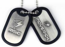 Metal Gear Rising Dog Tags Maverick Logo voor de Merchandise kopen op nedgame.nl