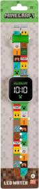 Minecraft - Block Print LED Watch voor de Merchandise kopen op nedgame.nl