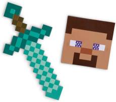 Minecraft - Diamond Sword and Mask voor de Merchandise kopen op nedgame.nl