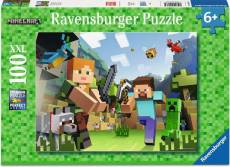 Minecraft - Steve and Alex Puzzle (100 XXL pcs) voor de Merchandise kopen op nedgame.nl