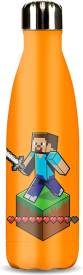 Minecraft - Steve Orange Water Bottle voor de Merchandise kopen op nedgame.nl