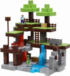 Minecraft: Overworld Nano Scene with 2 Metalfigs voor de Merchandise kopen op nedgame.nl