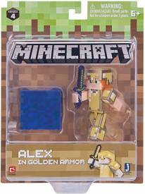 Minecraft Action Figure: Alex in Golden Armor voor de Merchandise kopen op nedgame.nl