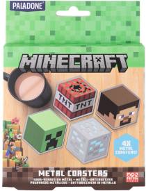 Minecraft Coasters 4-Pack voor de Merchandise kopen op nedgame.nl