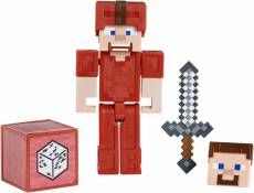 Minecraft Comic Figure - Steve in Red Leather Armor voor de Merchandise kopen op nedgame.nl