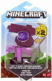 Minecraft Craft-a-Block Figure - Dyed Cat voor de Merchandise kopen op nedgame.nl