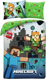 Minecraft Duvet Set - Ver. 7 (140x200cm) voor de Merchandise preorder plaatsen op nedgame.nl