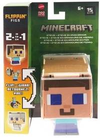 Minecraft Flippin' Figs Figure - Steve & Iron Armor Steve voor de Merchandise kopen op nedgame.nl