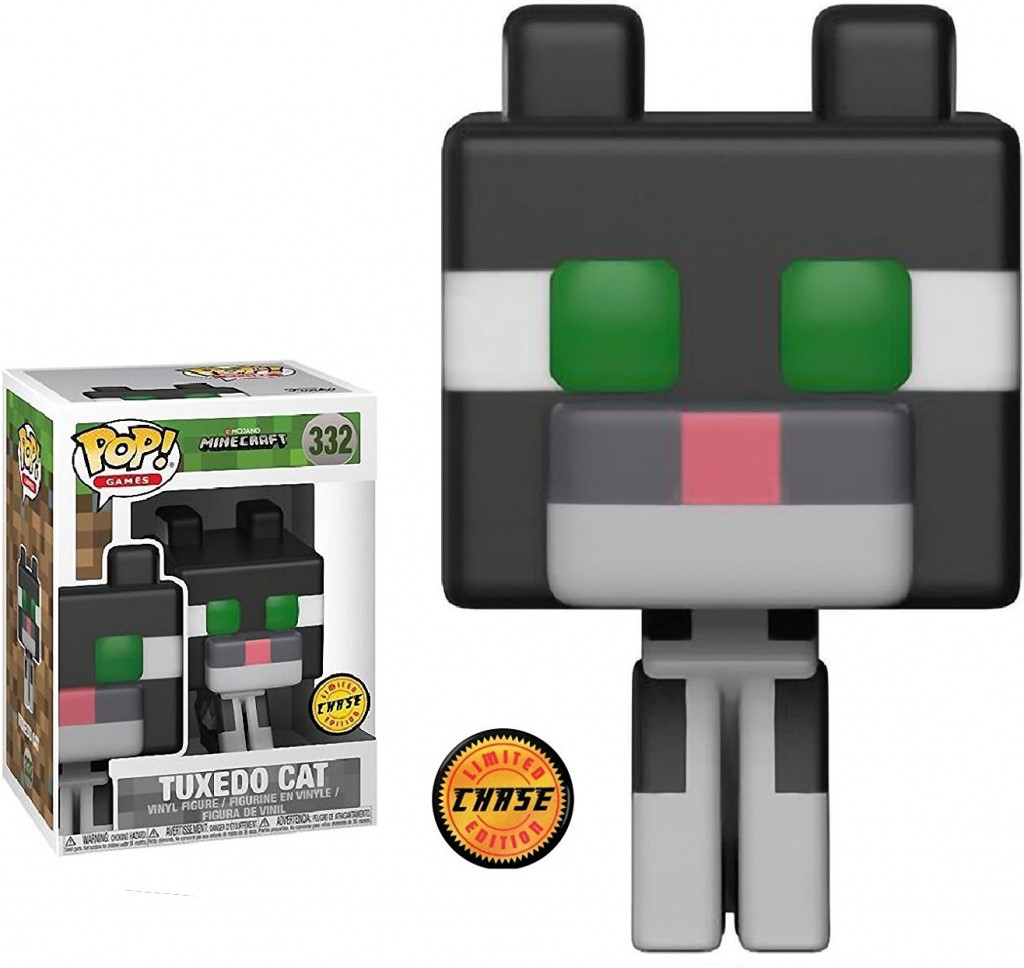 Funko POP! Minecraft Tuxedo Cat 332 (Chase)