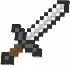Minecraft Plastic Iron Sword (43cm) voor de Merchandise kopen op nedgame.nl