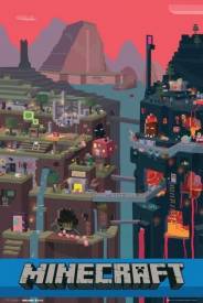Minecraft Poster - World (61cm x 91,5cm) voor de Merchandise kopen op nedgame.nl