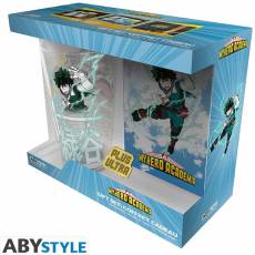 My Hero Academia - XXL Glass + Pin + Pocket Notebook Gift Set voor de Merchandise kopen op nedgame.nl