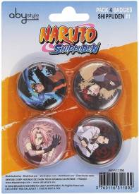 Naruto Shippuden 4 Button Pack voor de Merchandise kopen op nedgame.nl