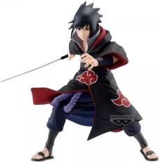 Naruto Shippuden Vibration Stars Figure - Uchiha Sasuke (Akatsuki Outfit) voor de Merchandise kopen op nedgame.nl
