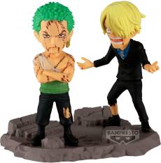 One Piece  WCF Log Stories Figure - Roronoa Zoro & Sanji (Nothing Happened) voor de Merchandise preorder plaatsen op nedgame.nl