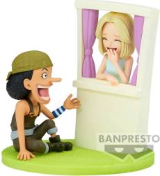 One Piece  WCF Log Stories Figure - Usopp & Kaya voor de Merchandise kopen op nedgame.nl