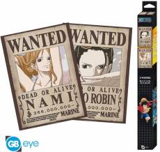 One Piece Chibi Poster Set - Wanted Nami & Robin voor de Merchandise kopen op nedgame.nl