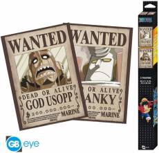 One Piece Chibi Poster Set - Wanted Usopp & Franky voor de Merchandise kopen op nedgame.nl