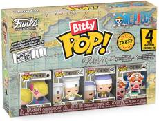 One Piece Funko Bitty Pop! 4-Pack: Sanji / Zeff / Krieg / Buggy voor de Merchandise kopen op nedgame.nl