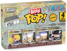 One Piece Funko Bitty Pop! 4-Pack: Sanji / Zeff / Krieg / Mihawk voor de Merchandise kopen op nedgame.nl