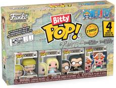 One Piece Funko Bitty Pop! 4-Pack: Usopp / Kaya / Kuro / Buggy voor de Merchandise kopen op nedgame.nl