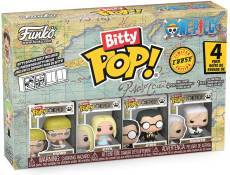One Piece Funko Bitty Pop! 4-Pack: Usopp / Kaya / Kuro / Smoker voor de Merchandise kopen op nedgame.nl