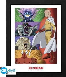 One Punch Man Framed Print - Ranking of villains voor de Merchandise kopen op nedgame.nl