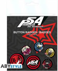 Persona 5 - Phantom Thieves Chibi Badge Pack voor de Merchandise kopen op nedgame.nl