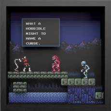 Pixel Frame - Castlevania 2 - Horrible Night (23cm x 23cm) voor de Merchandise kopen op nedgame.nl
