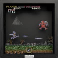 Pixel Frame - Ghost N' Goblins - The Red Arremer (23cm x 23cm) voor de Merchandise kopen op nedgame.nl