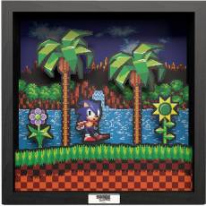 Pixel Frame - Sonic Idle Pose (25cm x 25cm) voor de Merchandise kopen op nedgame.nl