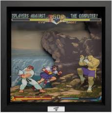 Pixel Frame - Street FIghter Alpha 2 - A Dramatic Battle (23cm x 23cm) voor de Merchandise kopen op nedgame.nl