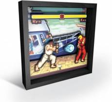 Pixel Frame - Street Fighter Boat Scene (25cm x 25cm) voor de Merchandise kopen op nedgame.nl