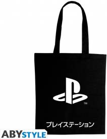 Playstation - Black Katakana Tote Bag voor de Merchandise kopen op nedgame.nl