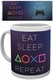 PlayStation - Eat Sleep Play Repeat Mug voor de Merchandise kopen op nedgame.nl