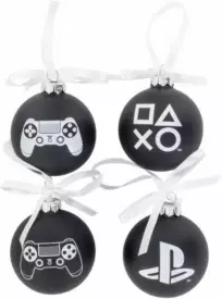 Playstation - Set of 4 Glass Ornaments voor de Merchandise kopen op nedgame.nl