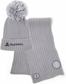 Playstation - Silver Beanie & Scarf Gift Set voor de Merchandise kopen op nedgame.nl