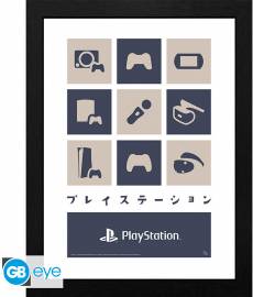 Playstation Framed Print - Hardware (30x40cm) voor de Merchandise kopen op nedgame.nl