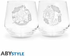 Pokemon - 2 Glasses Set Magikarp & Gyarados voor de Merchandise kopen op nedgame.nl