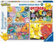 Pokemon - Gotta Catch'em All! Bumper Puzzle Pack (4x100 pcs) voor de Merchandise kopen op nedgame.nl