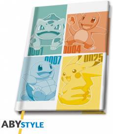 Pokemon - Kanto Starters A5 Notebook voor de Merchandise kopen op nedgame.nl