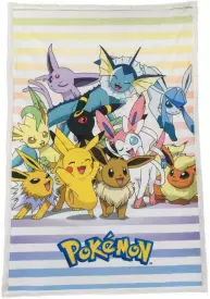 Pokemon - Pikachu & Eeveelutions Fleece Blanket voor de Merchandise kopen op nedgame.nl