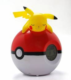 Pokemon - Pikachu Light-Up Radio Alarm Clock voor de Merchandise kopen op nedgame.nl