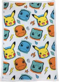 Pokemon - Starters Fleece Blanket voor de Merchandise kopen op nedgame.nl