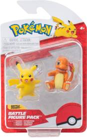 Pokemon Battle Feature Figure - Pikachu & Charmander (Female Pikachu & Sitting Charmander) voor de Merchandise kopen op nedgame.nl