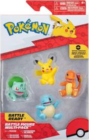 Pokemon Battle Figure - Multi Pack (Pikachu, Bulbasaur, Charmander & Squirtle) voor de Merchandise kopen op nedgame.nl